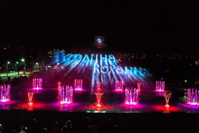 В Умані презентують нове шоу фонтанів "Перлина кохання"