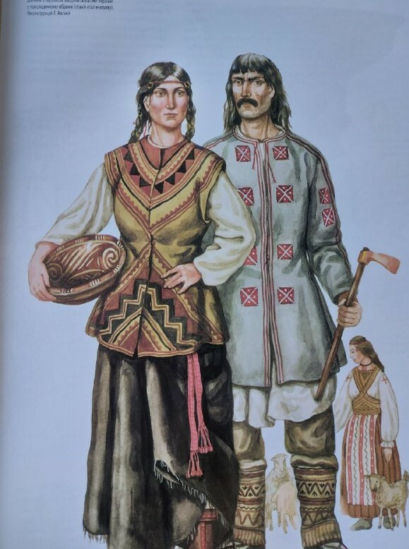 одяг трипільців