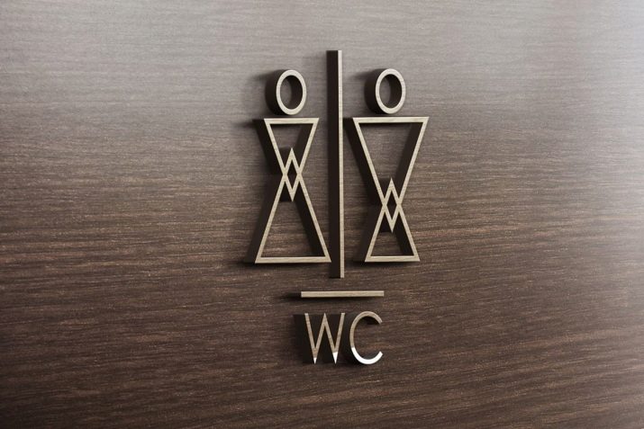 Знак туалет