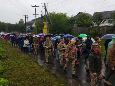 У Ватутінській громаді попрощались із полеглим воїном