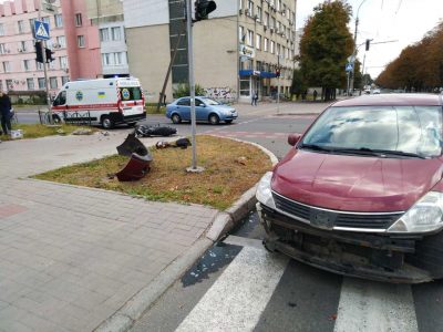 У Черкасах збили мотоцикліста