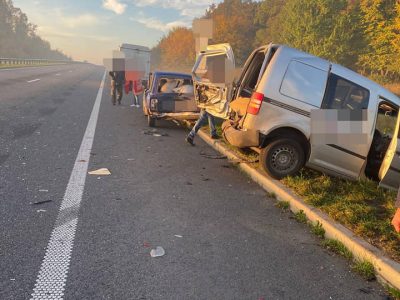 Потрійна ДТП на Уманській трасі