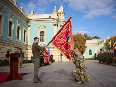 Вручення прапора черкаській теробороні