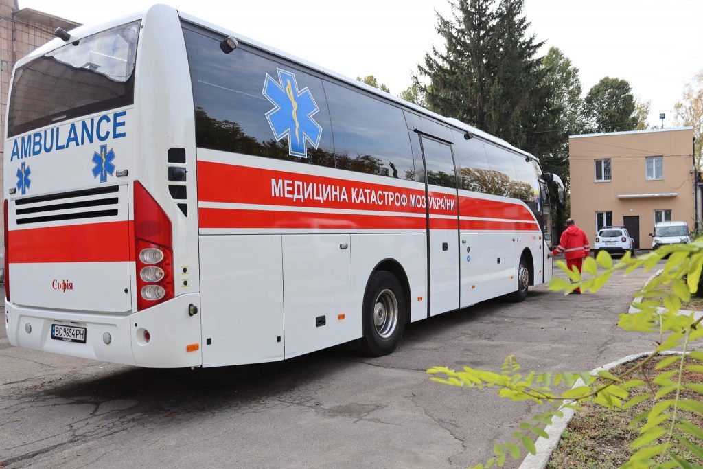 Двоповерховний спецавтобус для медиків