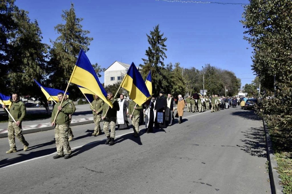 Прощання із загиблими воїнами