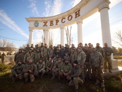 Володимир Зеленський у Херсоні, звільнений Херсон