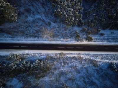 Дорога Черкащини з висоти