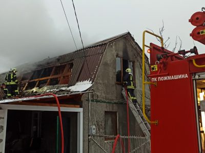 Пожежа в чотирьох будинках на Черкащині