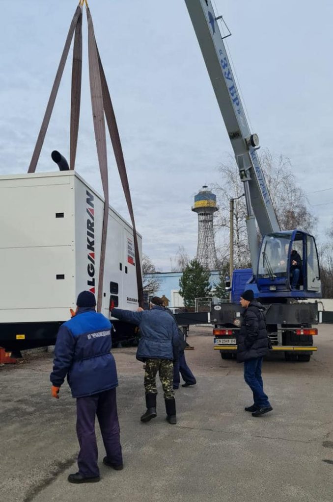 Генератор, який поставили на водоканал