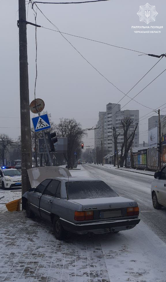 Аварія по бульвару Шевченка в Черкасах