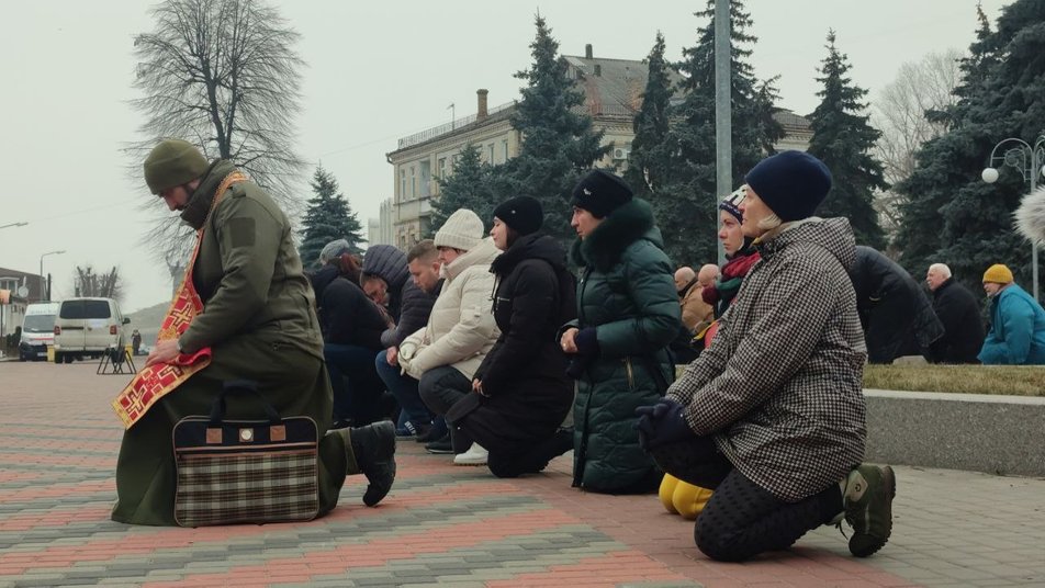 Прощання з воїном у Черкасах