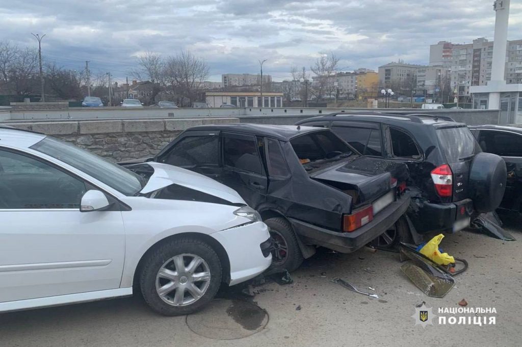 Аварія по вулиці Незалежності в Умані