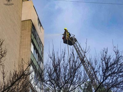 Пожежа на 8 поверсі в черкаському будинку