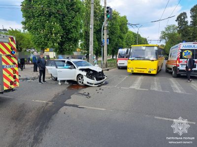 Аварія з постраждалими в Черкасах