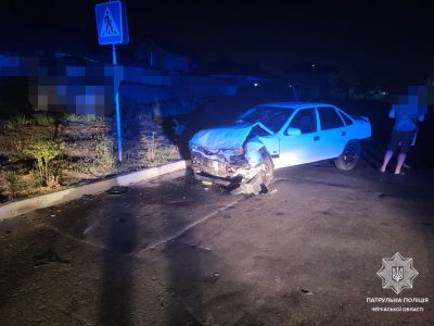 Аварія на перехресті в Черкасах