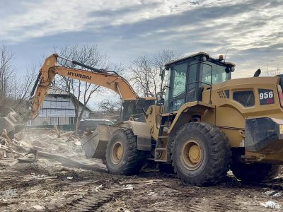 ліквідація наслідків російського ракетного удару по Смілі