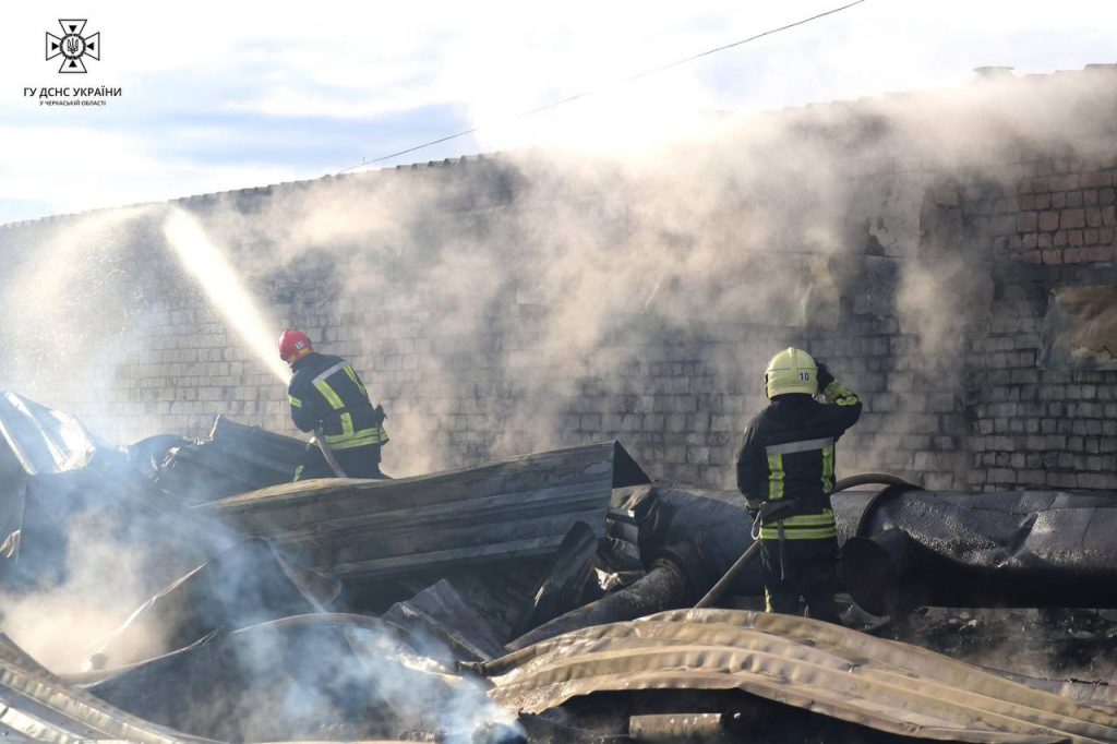 пожежа на заводі у Каневі