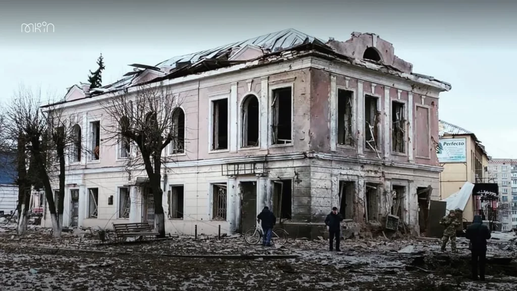 Знищений росіянами будинок