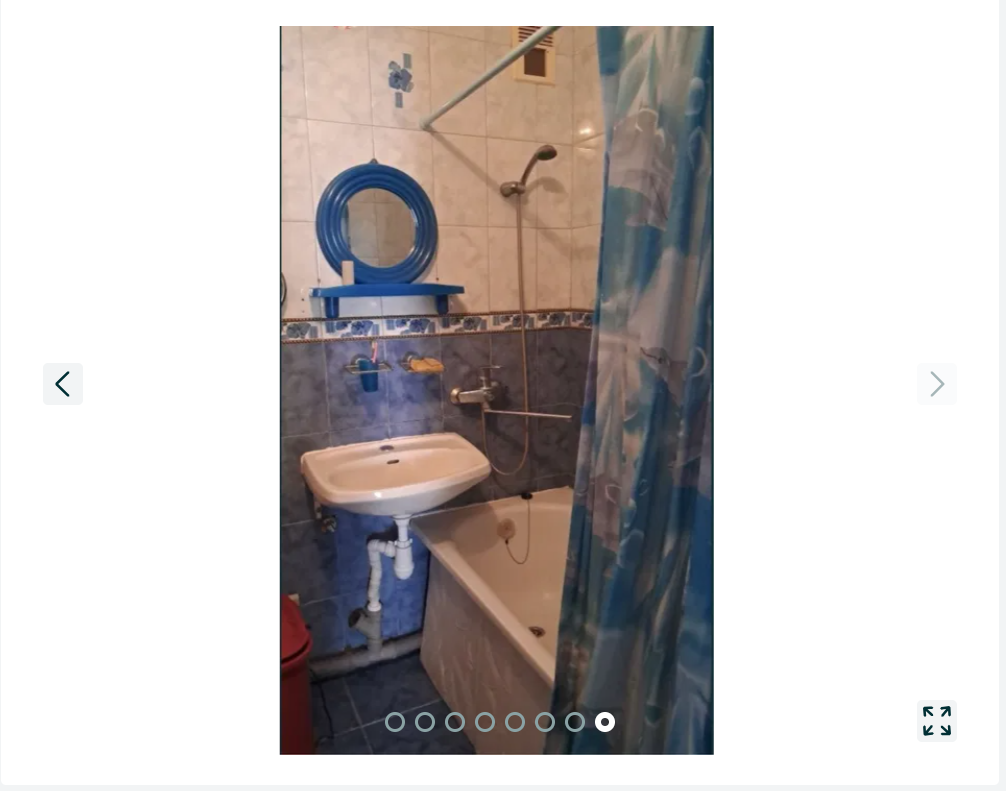 ванна двокімнатної квартири на Хімпасі
