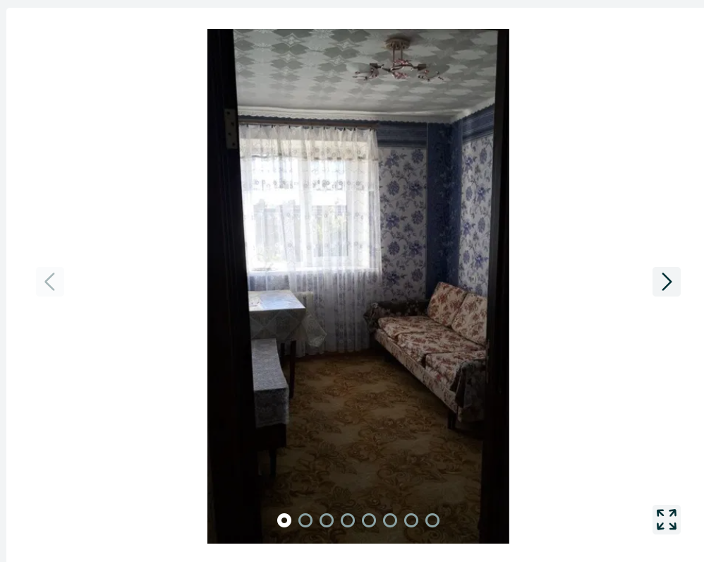Спальня двокімнатної квартири на Хімпасі
