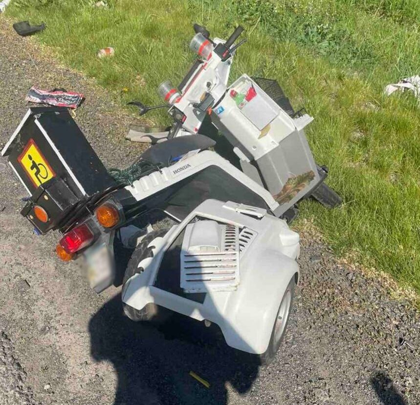 скутер потрапив у ДТП на Уманщині