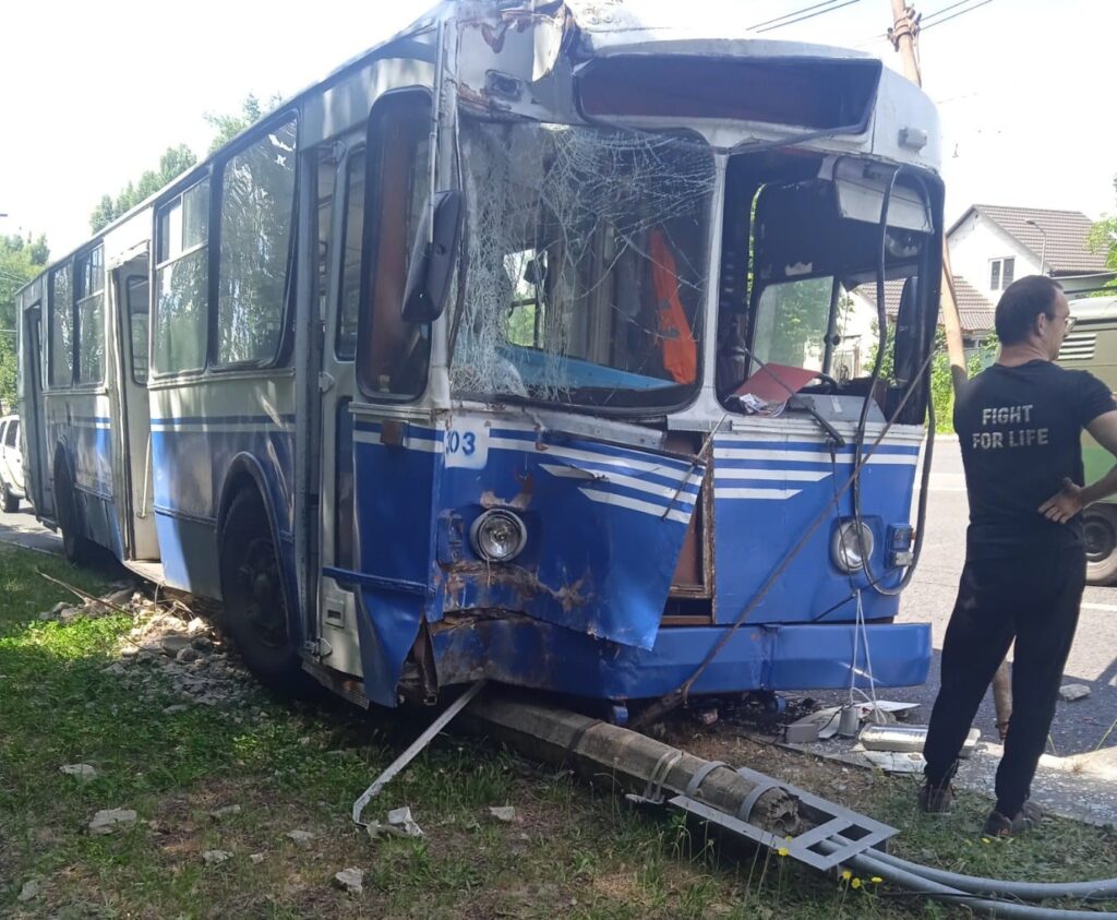 аварія тролейбус Черкаси