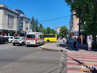 Аварія в центрі Черкас