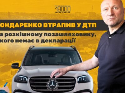 Анатолій Бондаренко потрапив у ДТП