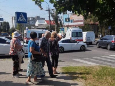 Аварія перехрестя Грушевського і Благовісна