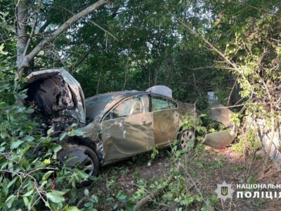 У Черкаському районі перекинулося авто