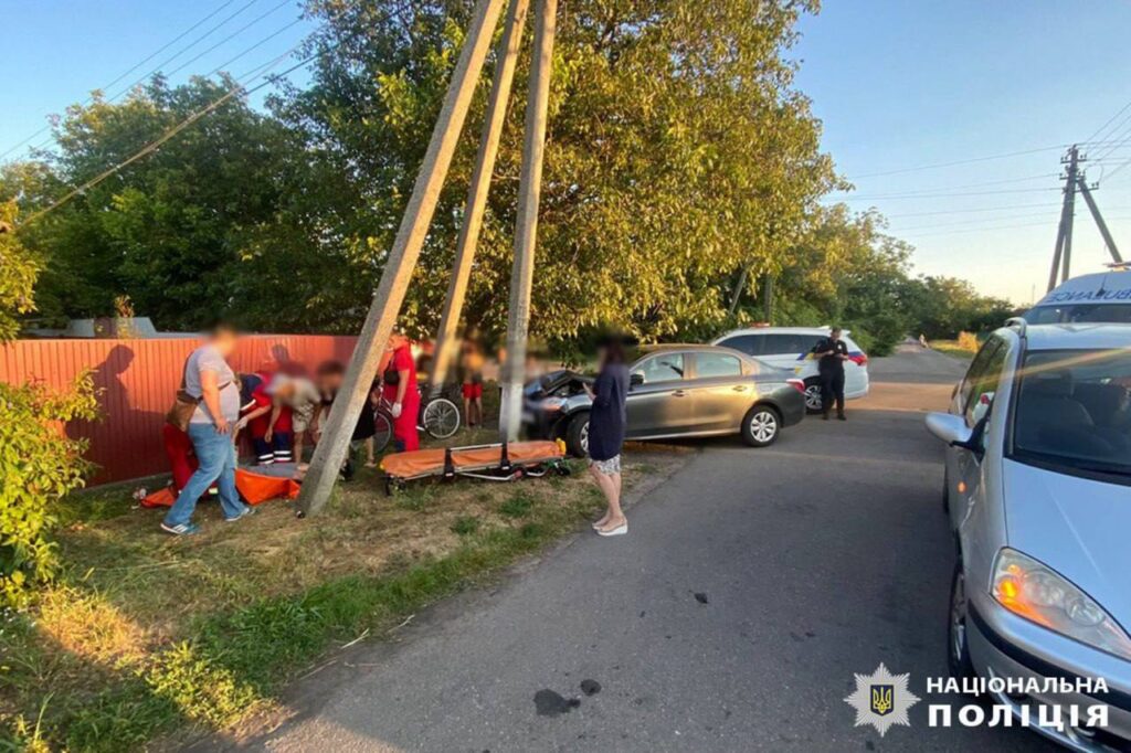 Аварія в Сагунівці 16 серпня