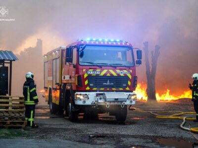 наслідки російського обстрілу на Черкащині