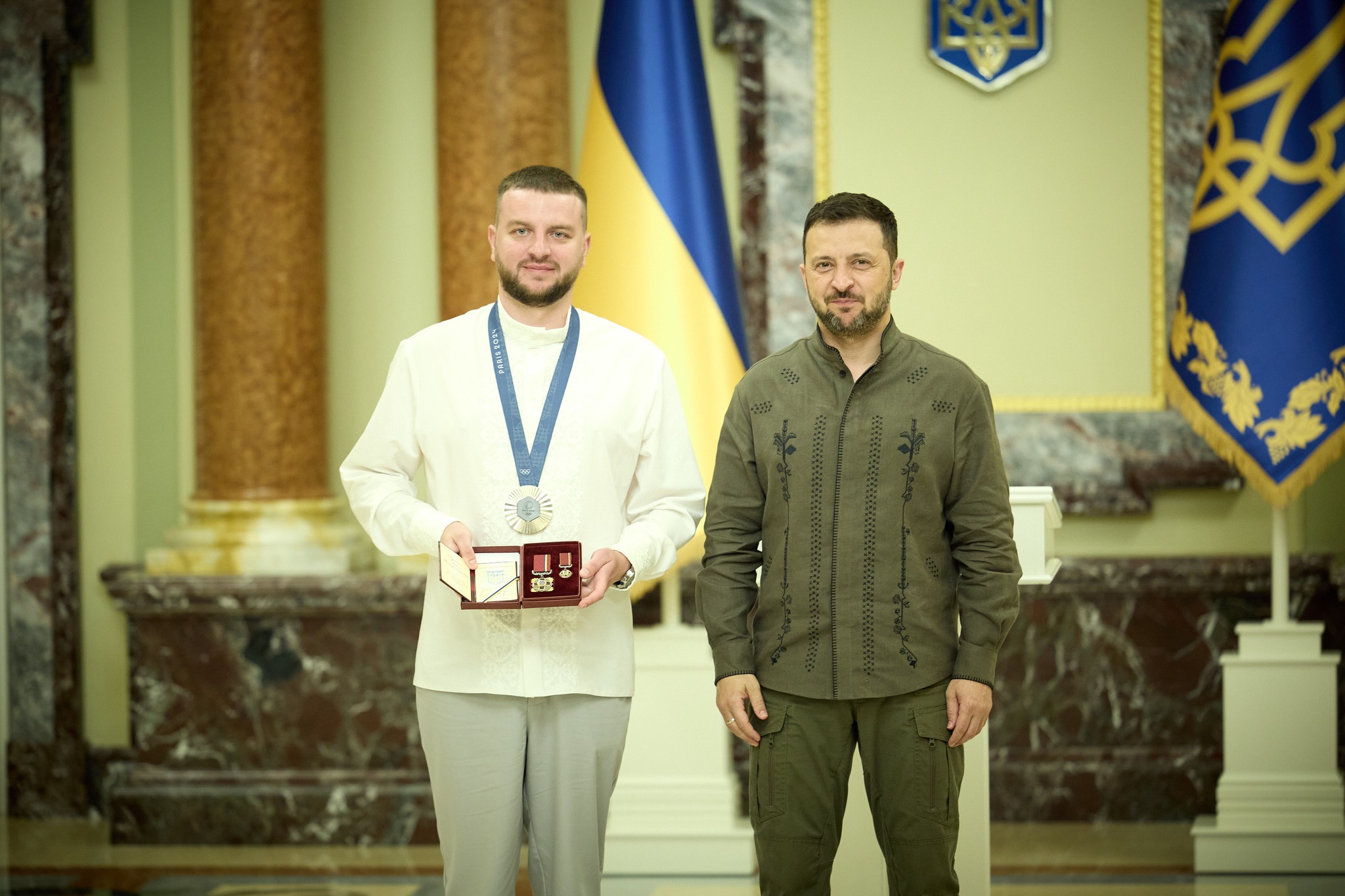 Куліш та Зеленський на нагородженні