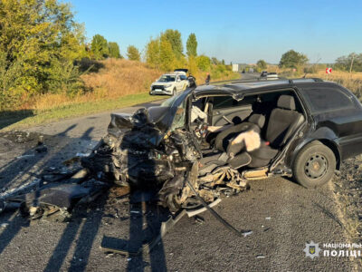 водій загинув через зіткнення із іншим авто