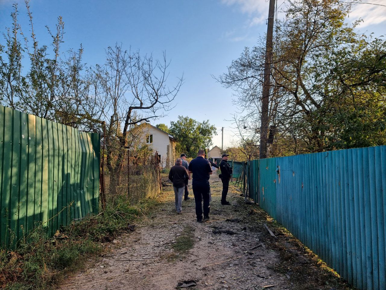 місце падіння уламків