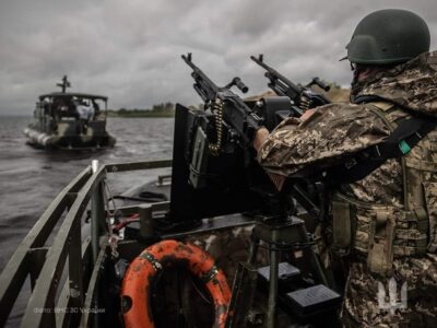 український оборонець на завданні