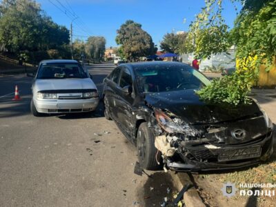 зіткнення двох автівок у Черкасах