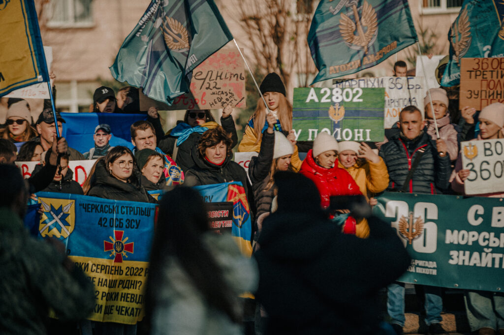 Акція у підтримку військовополонених у Черкасах