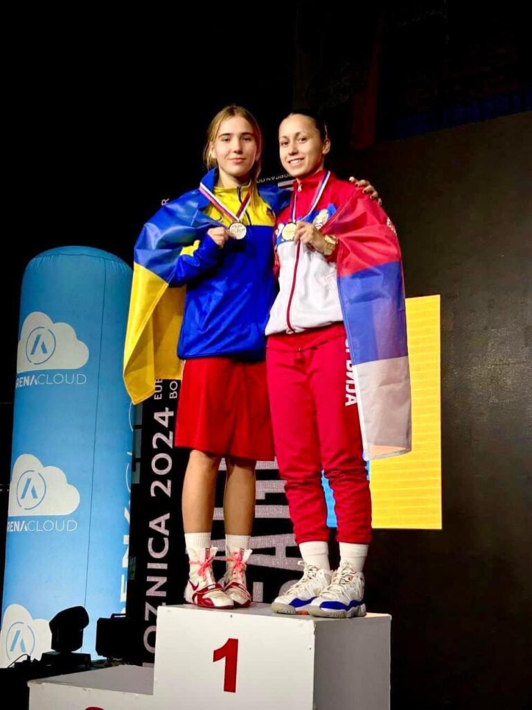 Марина Маковоз на чемпіонаті Європи