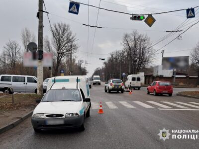 Місце ДТП, у якій зіштовхнулися авто і електросамокат