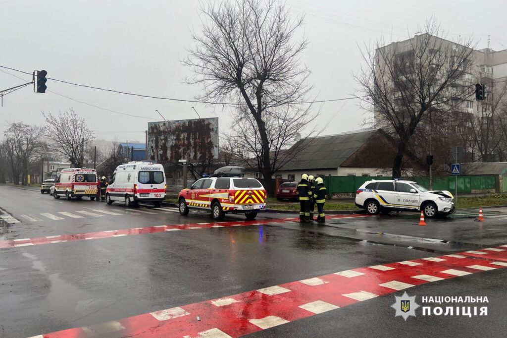 Аварія на перехресті Гоголя та Благовісна в Черкасах