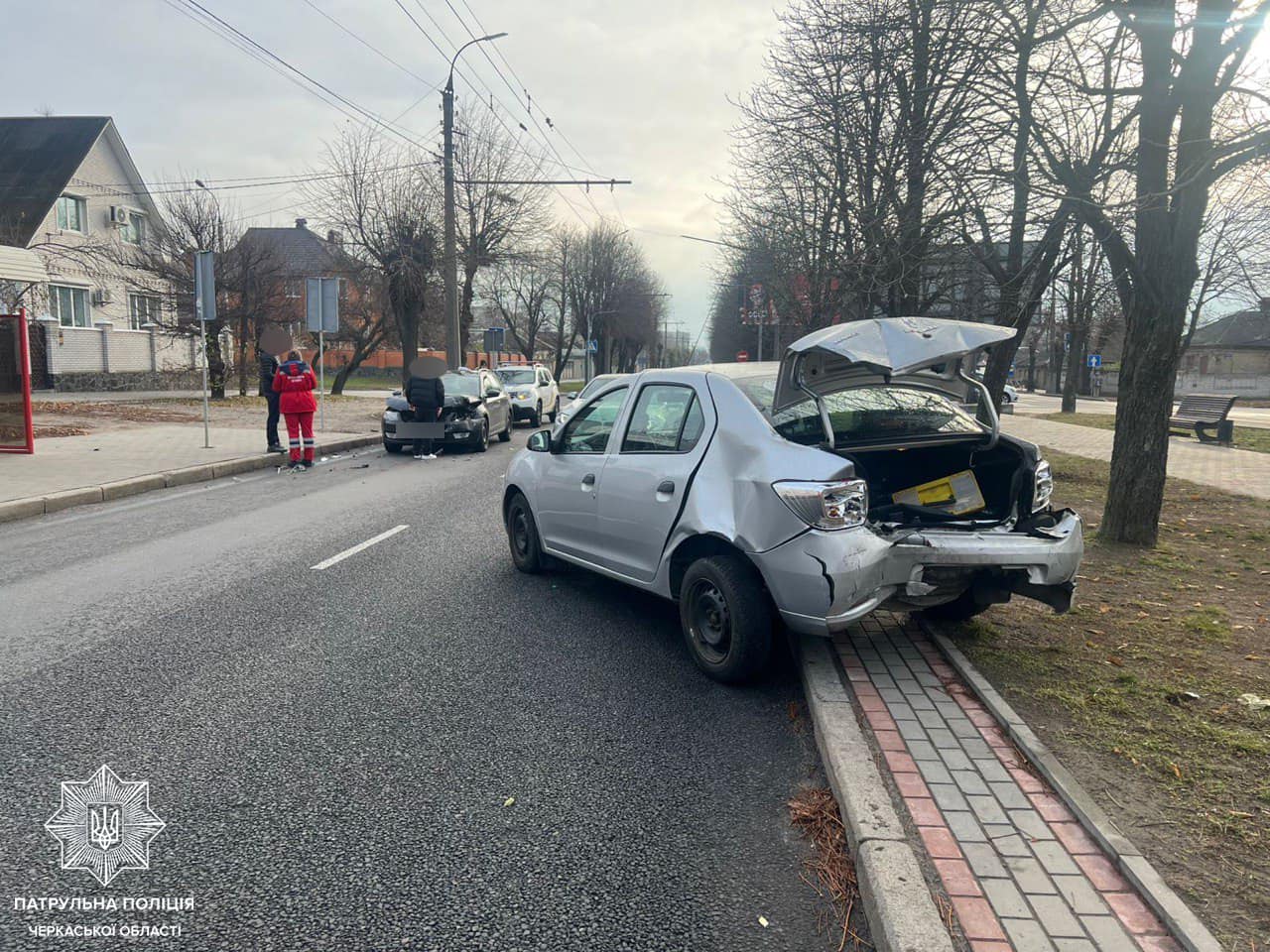 Рено після аварії у Черкасах