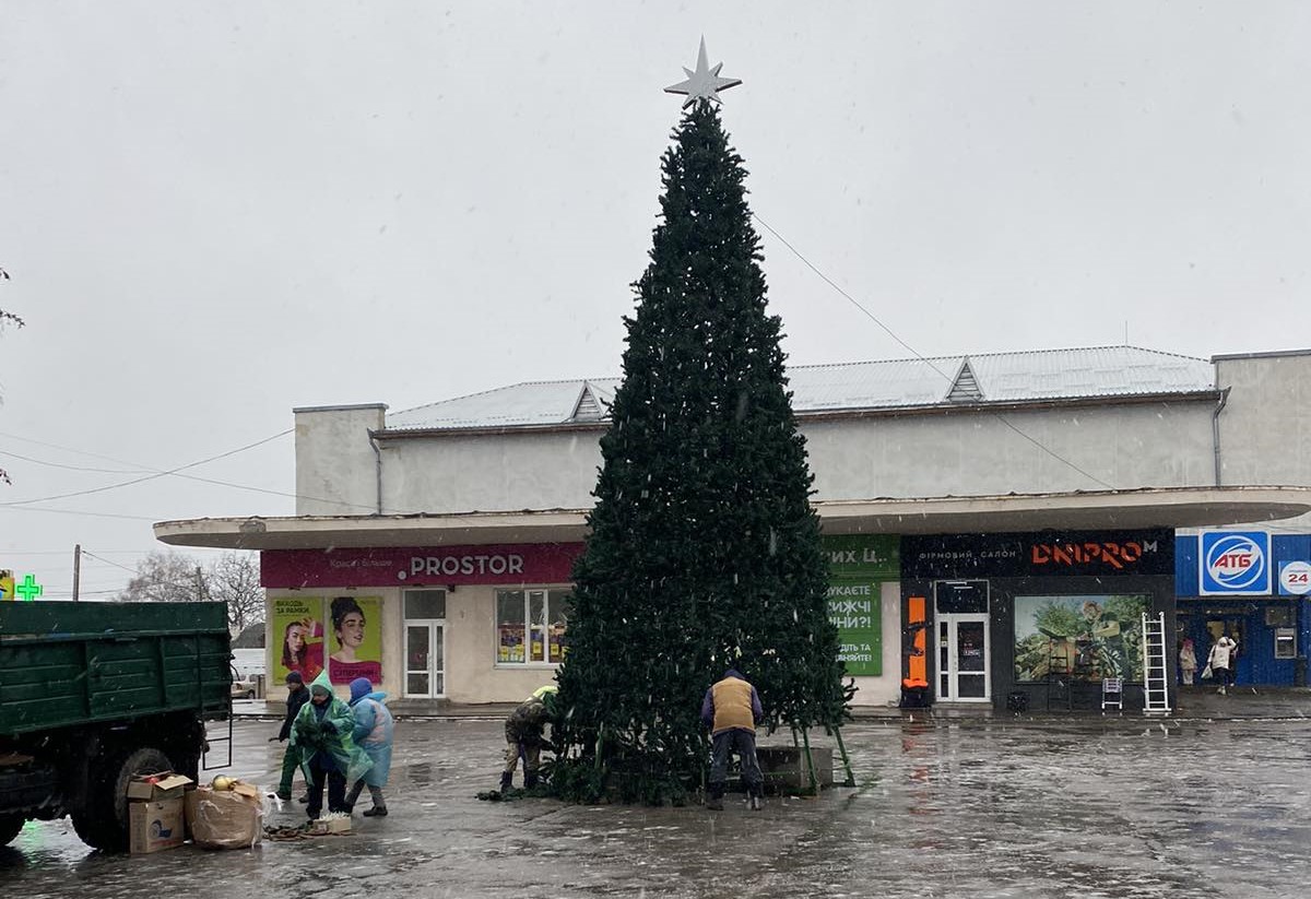 різдвяна ялинка у Кам'янці