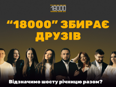 18000 запрошує на день народження друзів