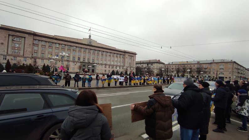 Акція в підтримку військовополонених та зниклих безвісти у Черкасах