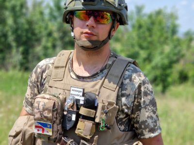 Нурі Мітагварія - грузин, який захищає Україну у війні з росією