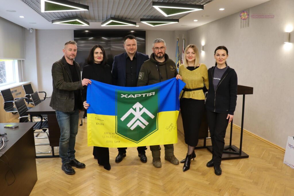 Кіпіані та Жадан у Черкаській мерії