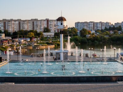 фонтан в Умані