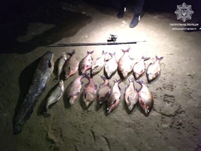 незаконно виловлена риба у Дніпрі