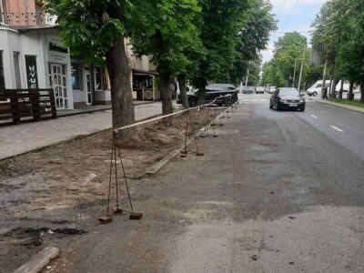 облаштування парковки бульвар Шевченка